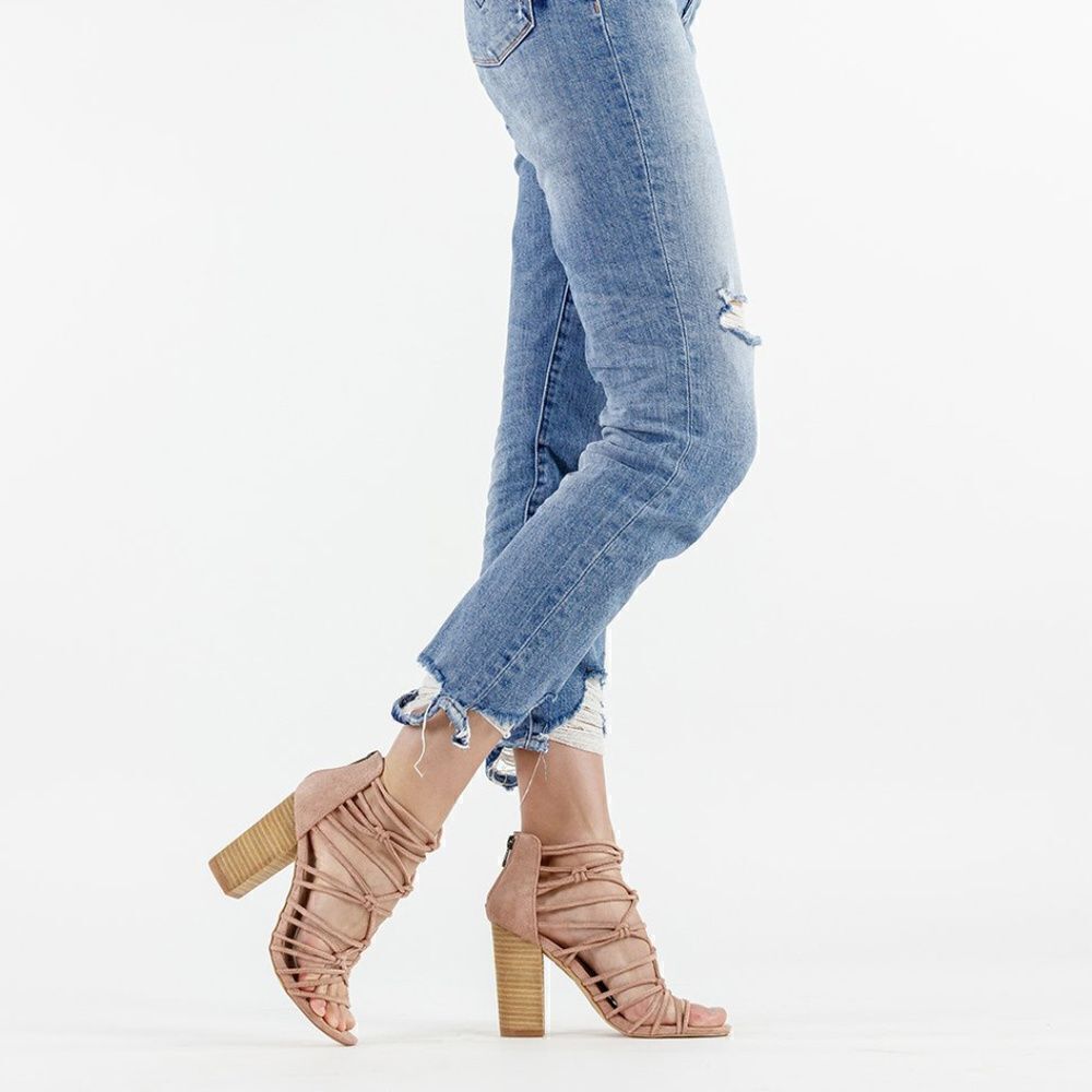 New Mi.iM Block Heeled Sandals Size 7 1/2 - Picture 4 of 6